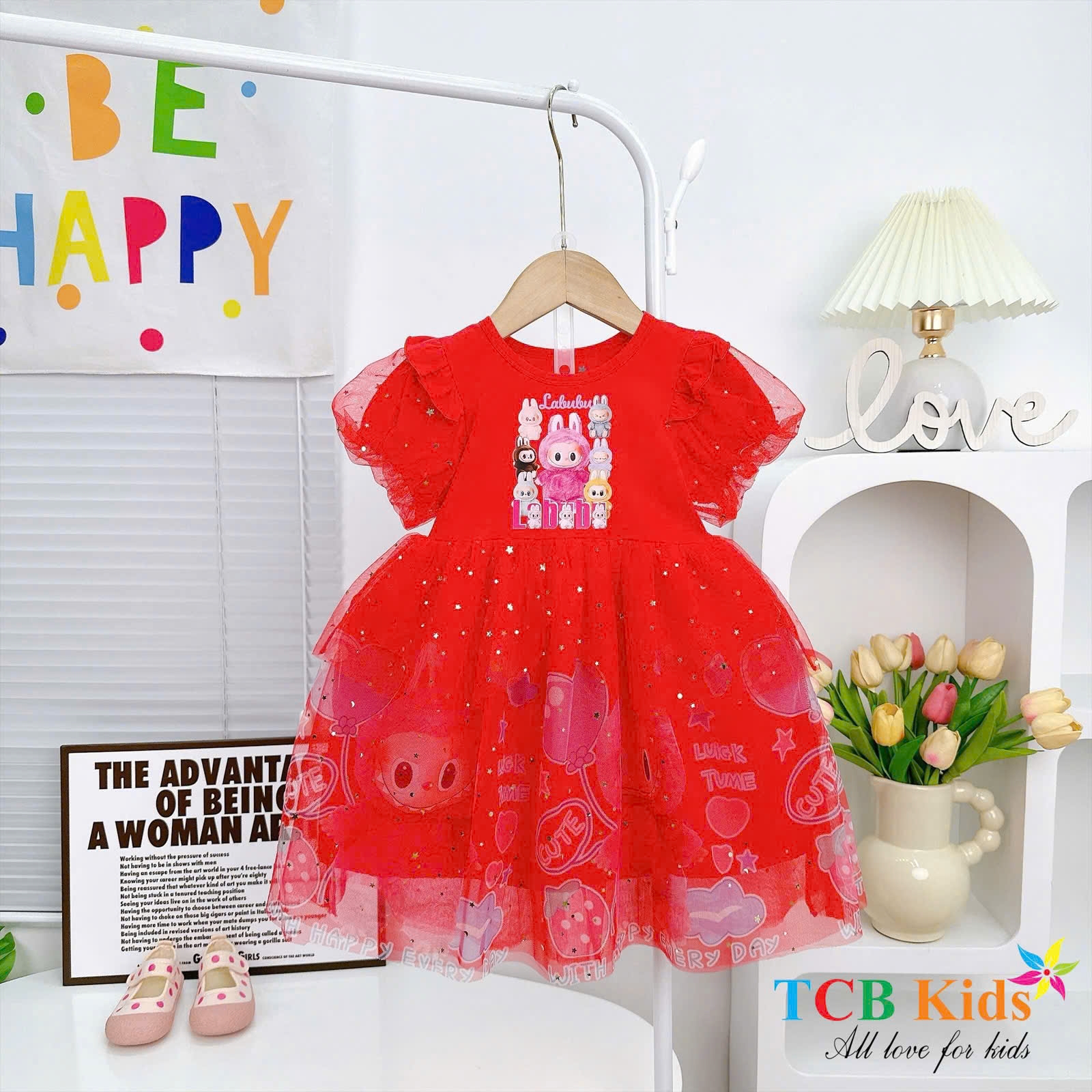 Đầm váy công chúa cho bé gái chơi dự tiệc lễ tết noel giáng sinh năm mới từ 10-40kg
