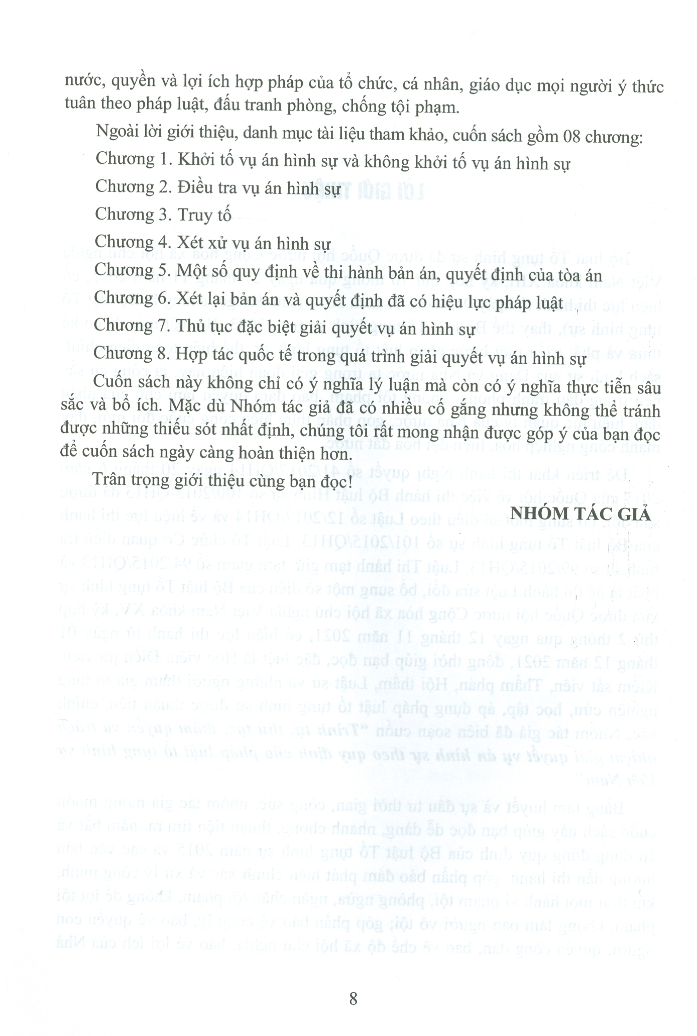 Trình Tự, Thủ Tục, Thẩm Quyền Và Trách Nhiệm Giải Quyết Vụ Án Hình Sự Theo Quy Định Pháp Luật Tố Tụng Hình Sự Việt Nam (Sách chuyên khảo)