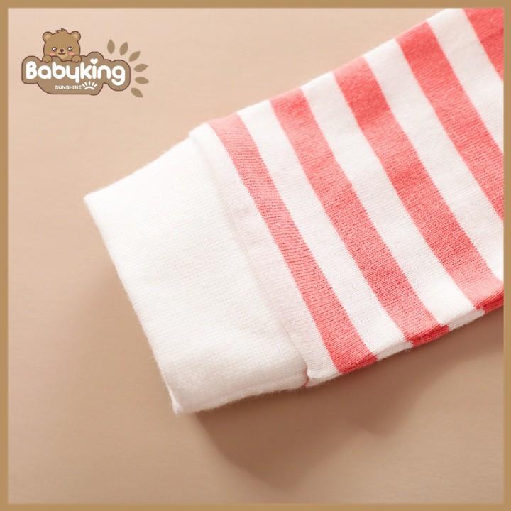 BodySuit giáng sinh noel cho bé,áo liền quần dễ thương dài tay kiểu hình nhím cho bé gái , cotton 100%,Aiueo Nhật.