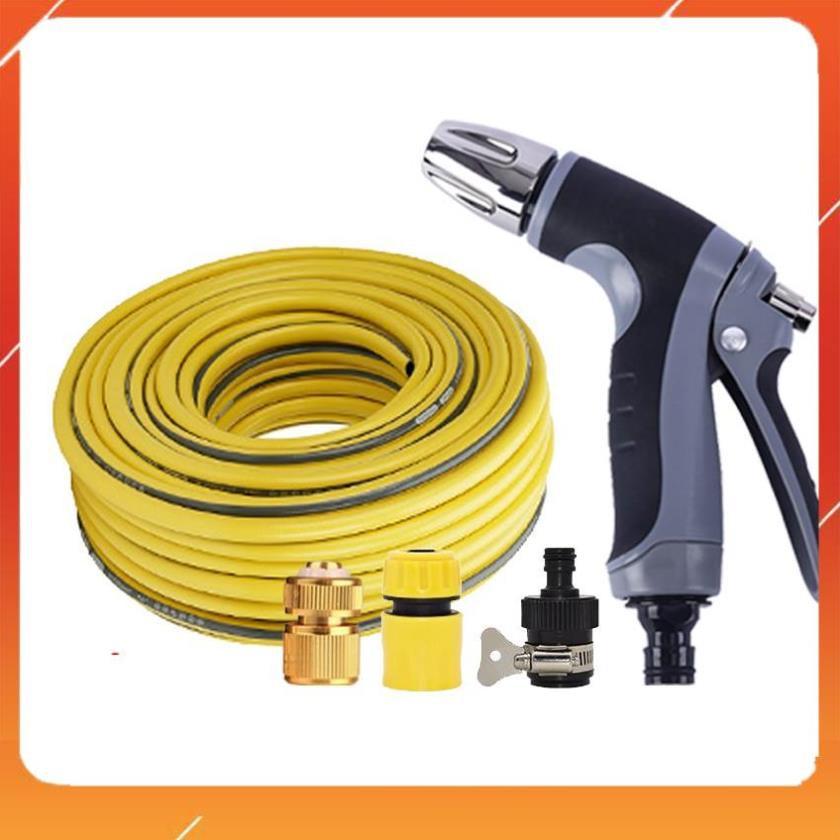 Bộ dây và vòi xịt rửa xe tưới cây tăng áp 7-10M 206817