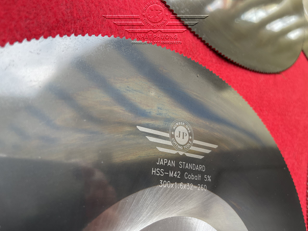 Lưỡi cắt Inox Japan 5% Cobalt M42+TiAlN, Đĩa cắt thép gió Nhật 275mm
