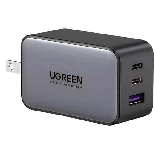 Sạc đa cổng Ugreen Wall Charger 1USB 2Type-C 65W QC 4.0 PD 3.0 CD244 - Hàng chính hãng