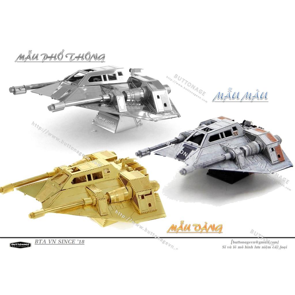 Mô Hình Lắp Ráp 3d Tàu Đệm Không Gian Snowspeeders T-47