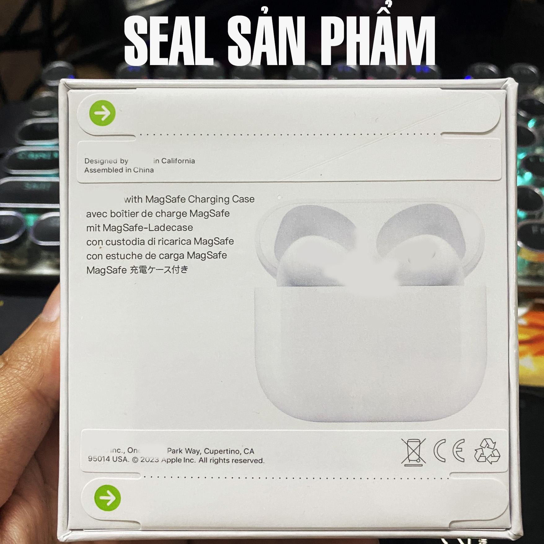 Tai nghe Bluetooth AirPodsPro 2 Hổ Vằn 1562M | Chống ồn xuyên âm | Pin trâu | Sạc không dây - IOV SHOP