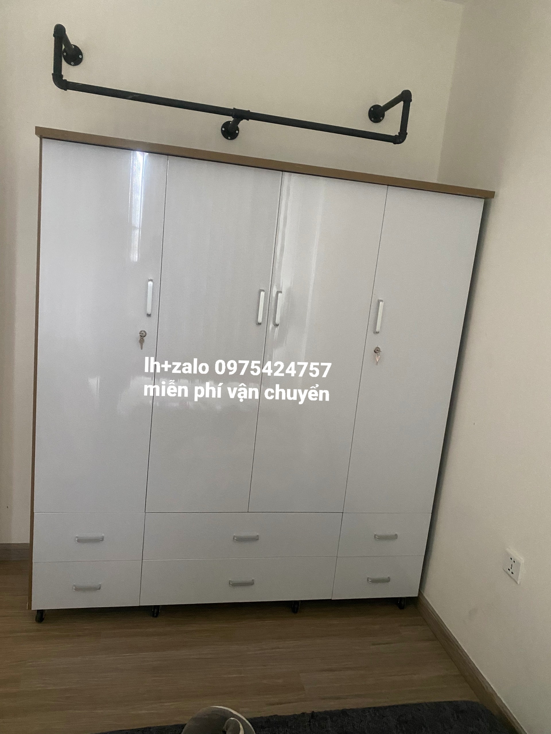 Tủ nhựa đài loan 4 cánh