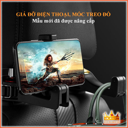 Móc treo đồ ô tô gài sau ghế