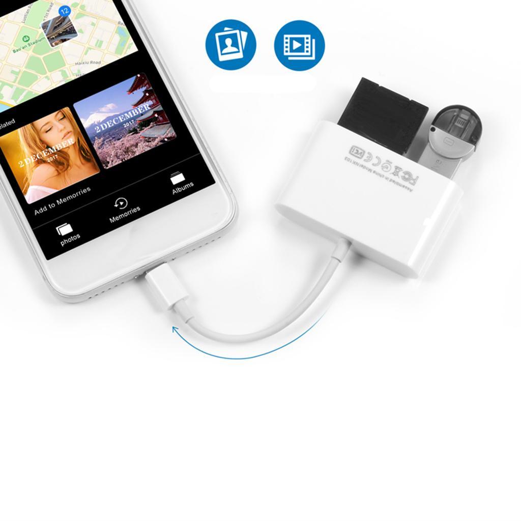 3 in 1 USB 3.0 Micro Card TF Camera Card Reader for