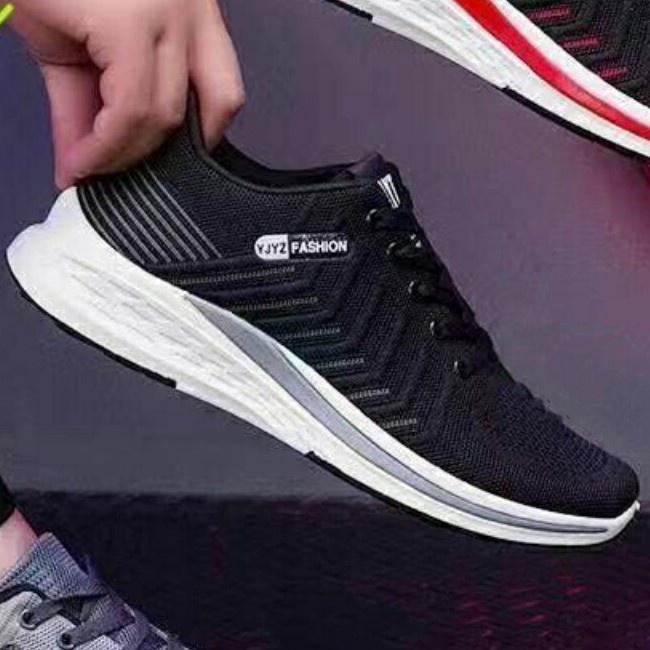 Giày Thể Thao Sneaker Nam Đế Cao Su Non Kết Hợp Thân Vải Mềm Thoáng Khí