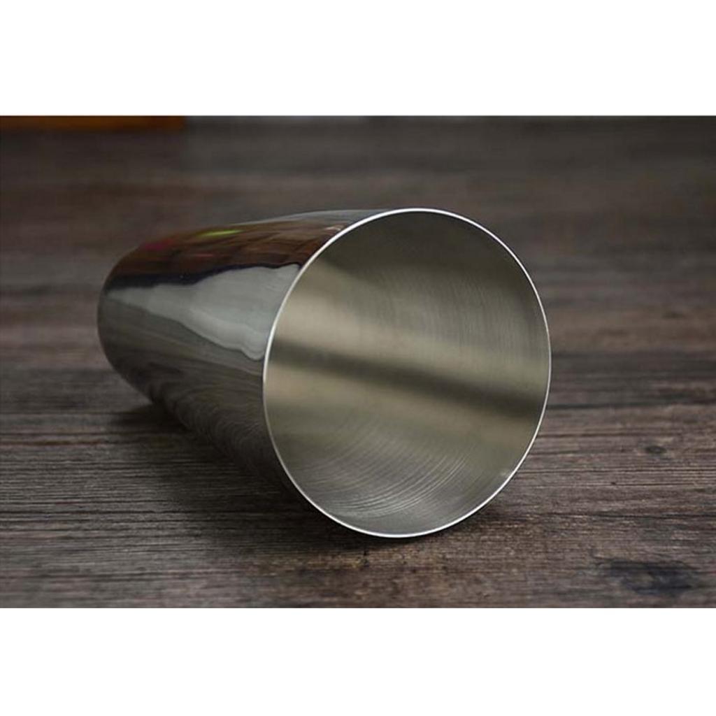 Stainless Steel Silver Bar Shaker Mixer Drinks Mixing Tin Boston Shaker