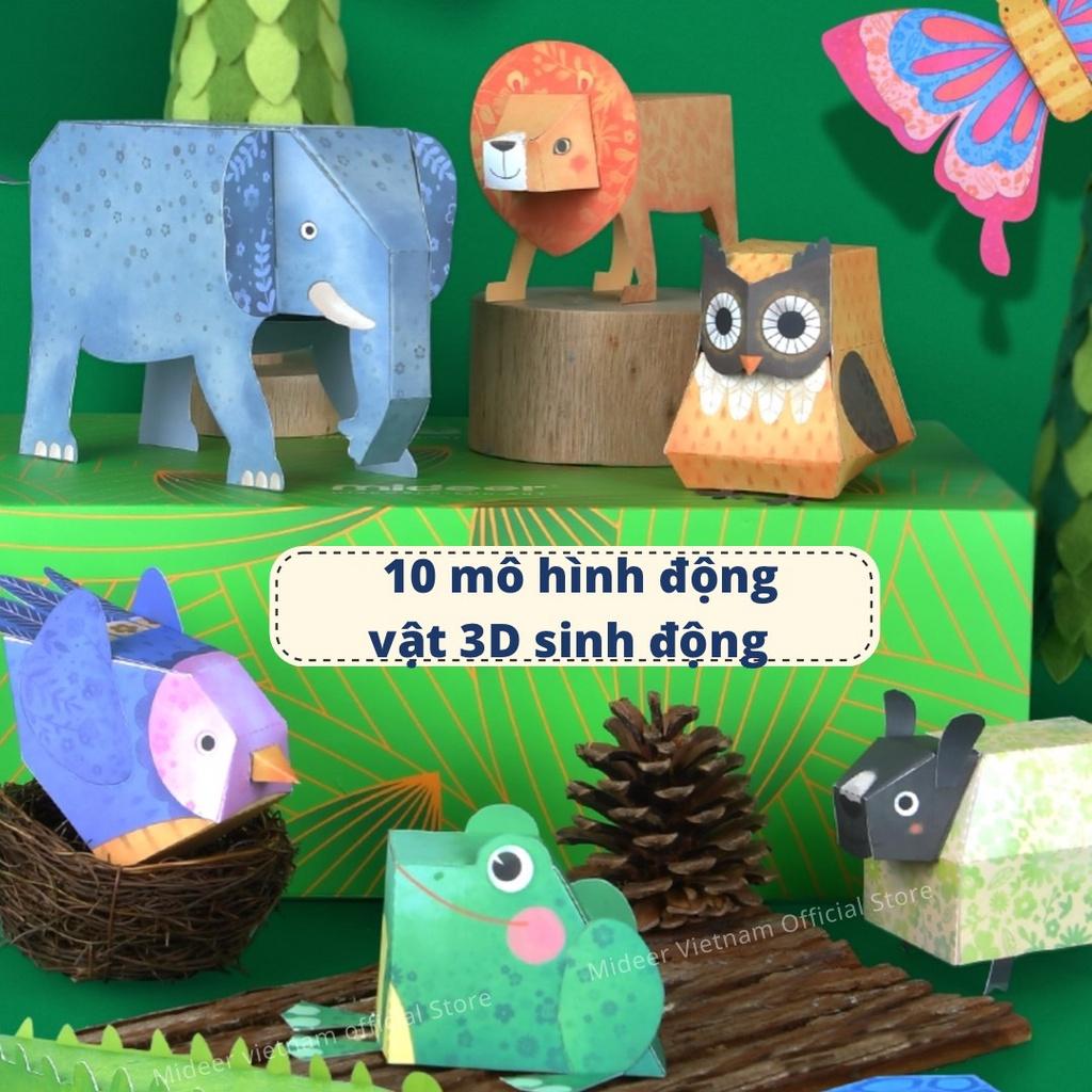 Hình ảnh Giấy gấp Origami Thủ Công Các Con Vật Mideer ORIGAMI PAPER ANIMALS, Đồ Chơi Thủ Công Cho bé