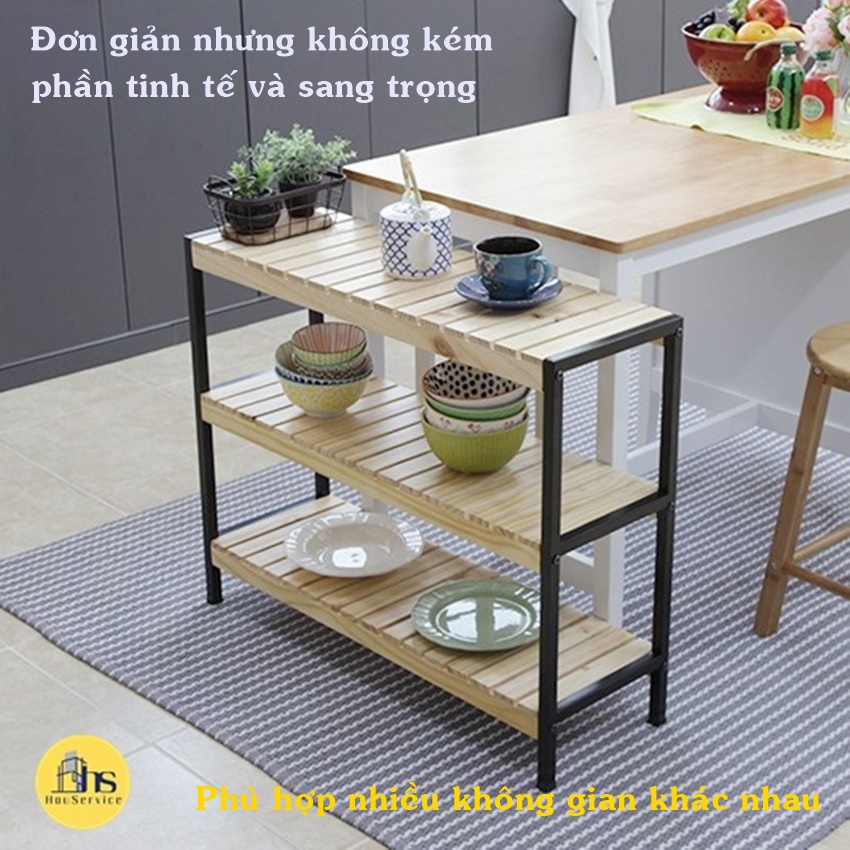 [HCM - Nhận đặt hàng theo yêu cầu] [Korea Style] Kệ đa năng Sắt Gỗ size L cỡ lớn, phong cách Hàn Quốc. Kệ đa năng, tiện dụng, bày trí đẹp phù hợp không gian đơn giản, hiện đại và sang trọng. Kệ cao cấp, đạt tiêu chuẩn Hàn Quốc