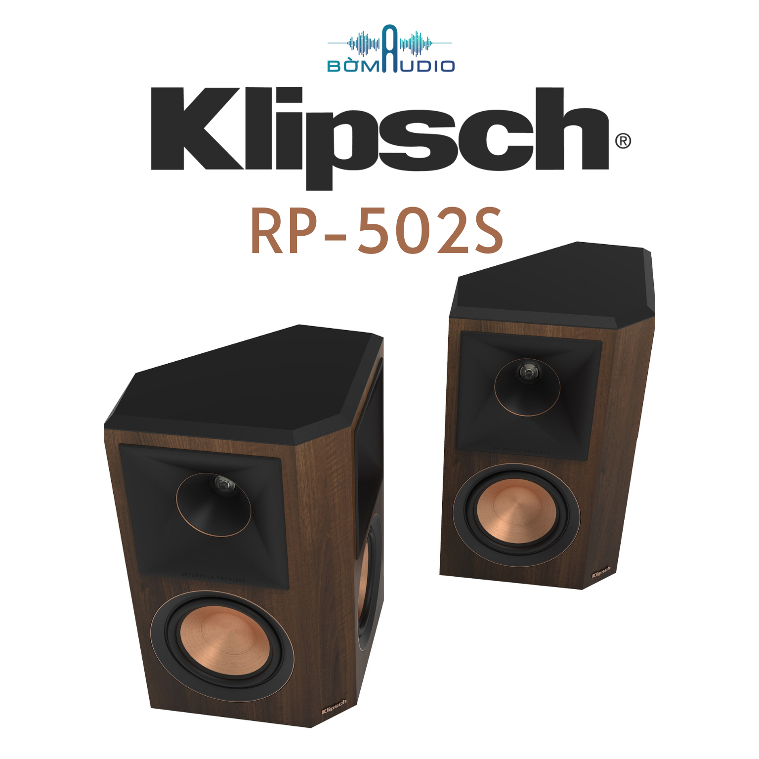 Loa Klipsch RP-502S | Loa Surround nghe nhạc đỉnh cao| Hàng chính hãng new 100%