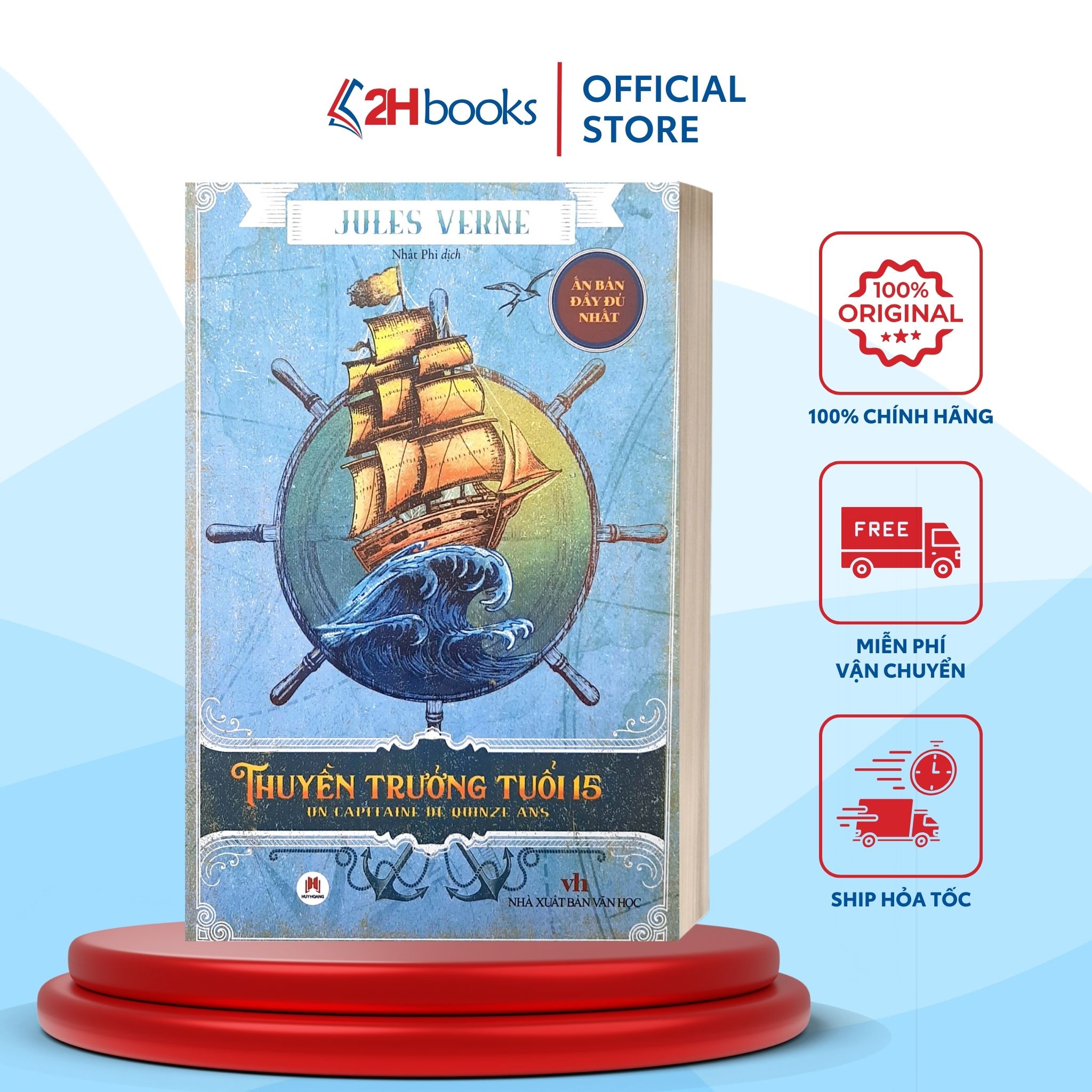 Sách - Thuyền trưởng tuổi 15 - 2H Books