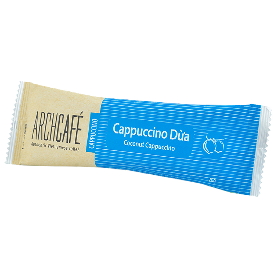 Cà phê Archcafé Capuccino dừa 12 gói