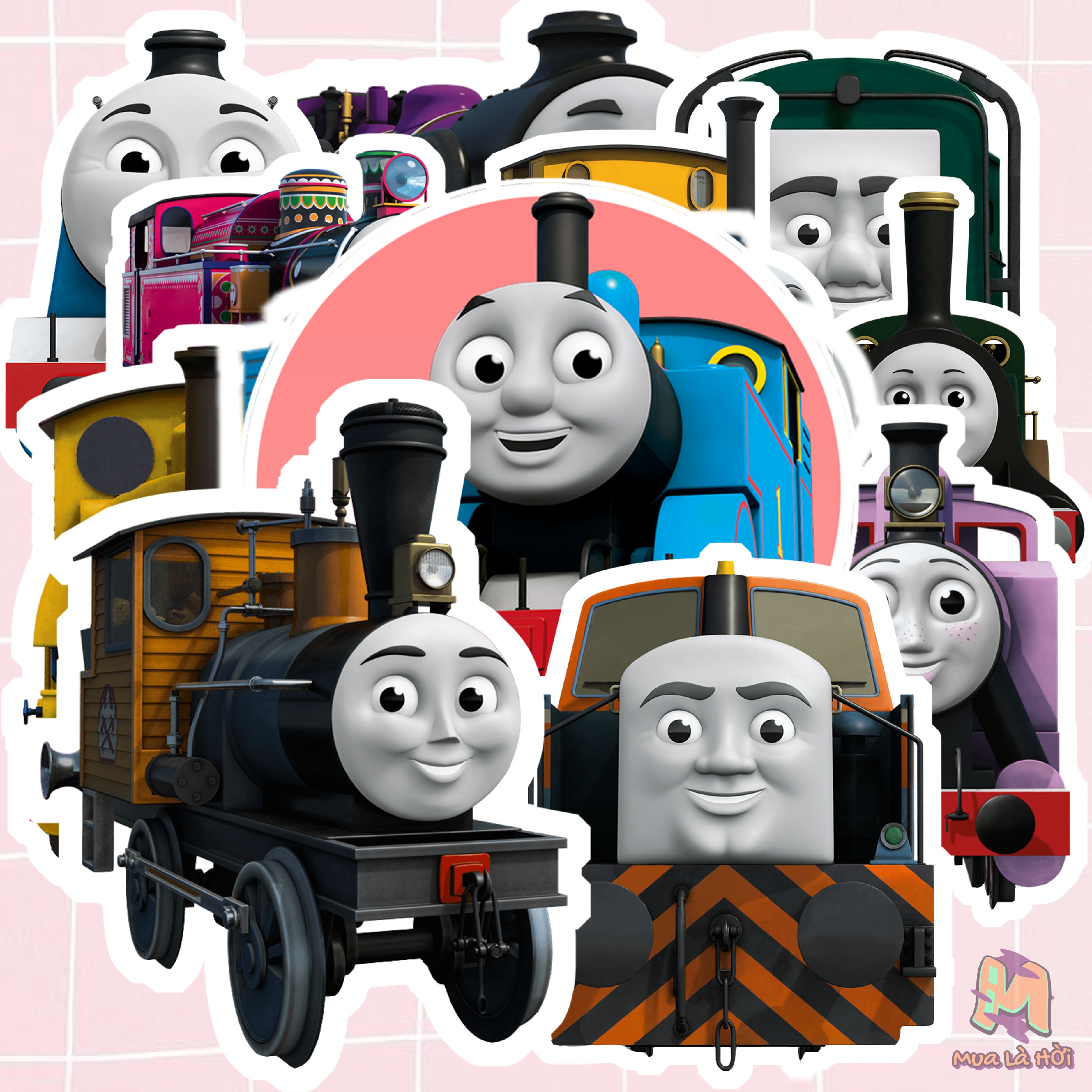 Miếng dán Stickers chủ đề Thomas & Friends