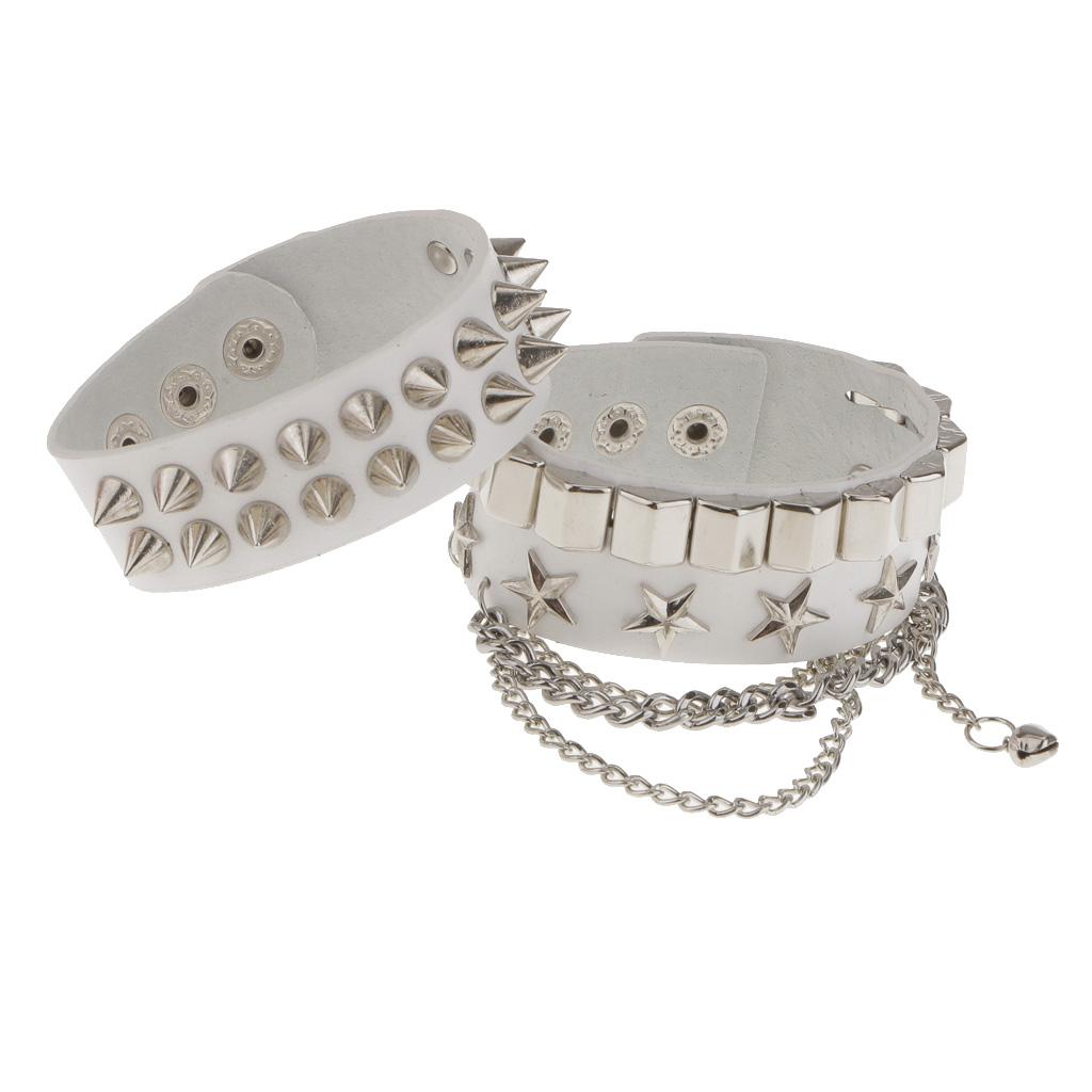 Men Accessories Hand Chain Korean Style Retro White Bangle Bracelet Jewelry