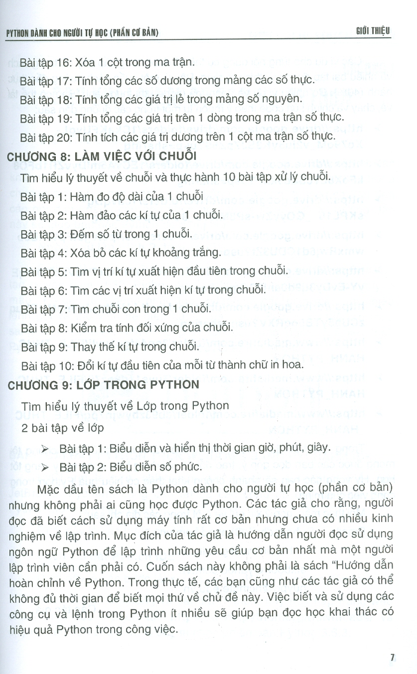 Python Cho Người Tự Học - Phần Cơ Bản