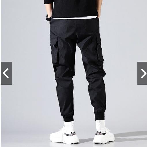 Quần jogger nam túi hộp chất kaki mềm mịn, phong cách bền đẹp