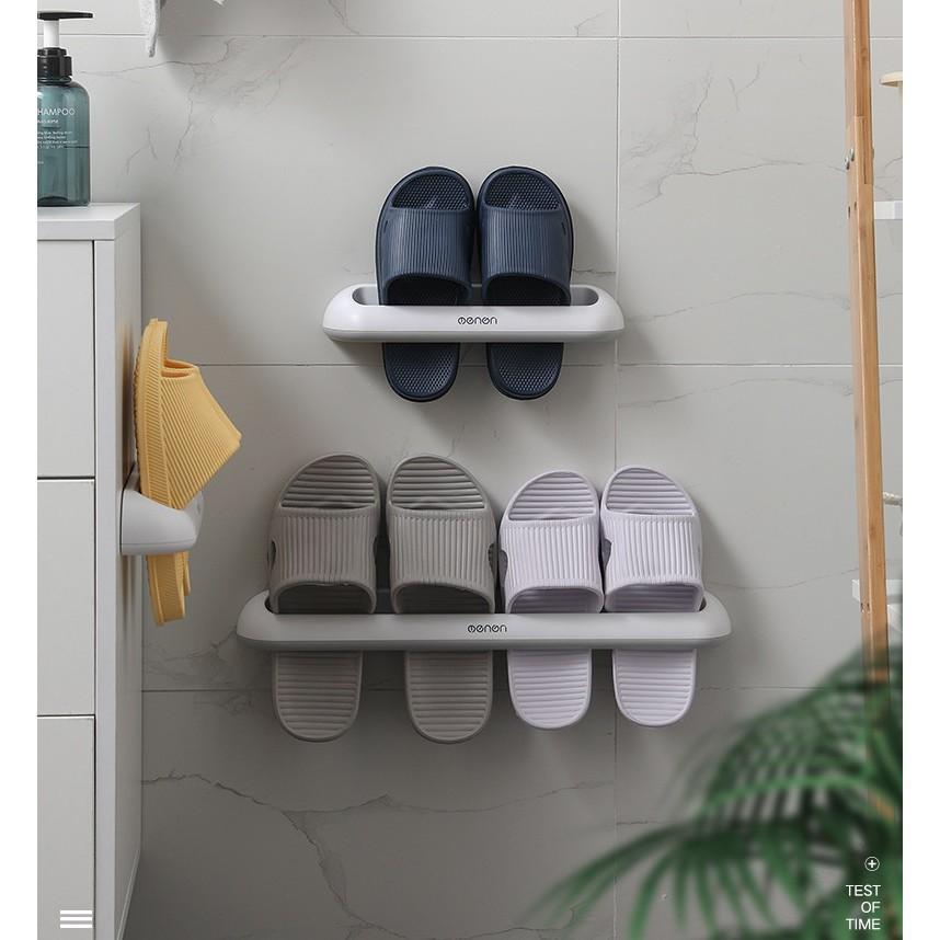 Kệ Treo Dép Nhà Tắm Cao Cấp, Giá Treo Dép Thông Minh Dính Tường Siêu Chắc