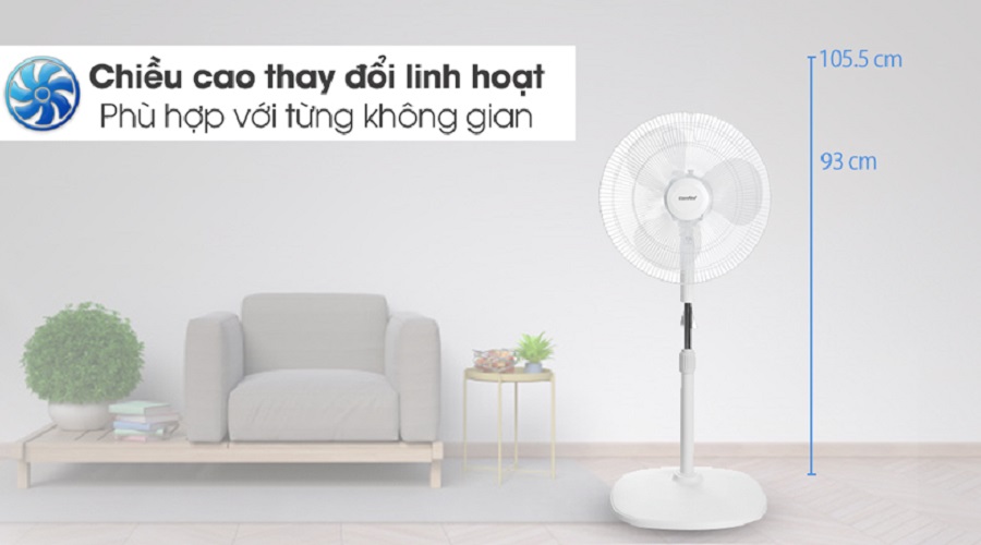 Quạt lửng Comfee CF-FF4019VEW - Hàng chính hãng