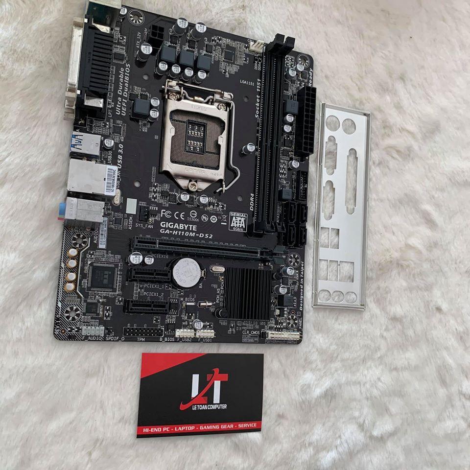 MAINBOARD GIGABYTE H110M-DS2 SOCKET 1151v1  - Hàng Chính Hãng