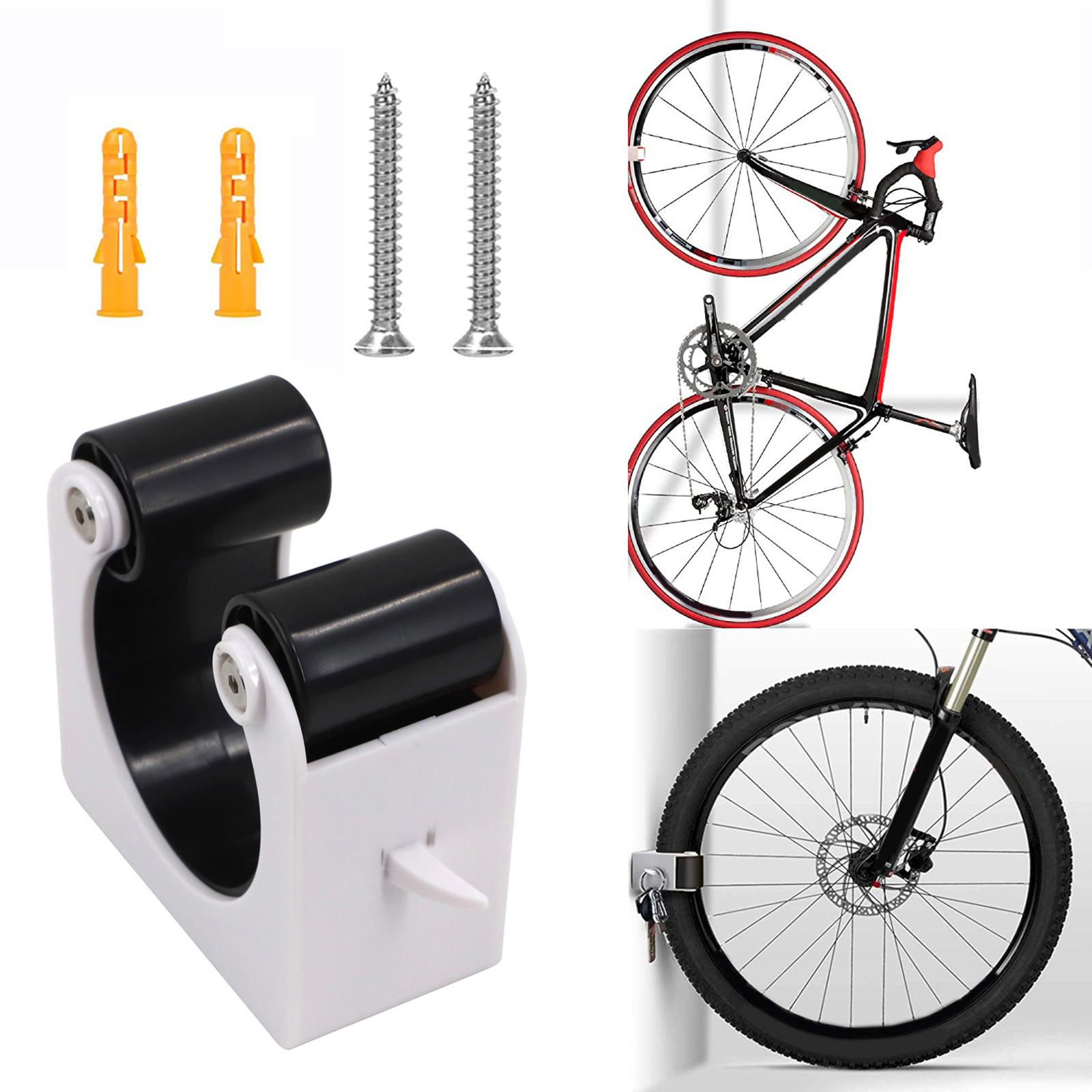 Bike Clip, Bicycle Parking Buckle, Road/Mountain Bicycle Rack, Indoor Outdoor Stand Display Tool Kit, Wall Mount Hook, Parking Frame for Road Bikes
