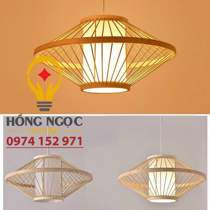 ĐÈN THẢ mây tre đan