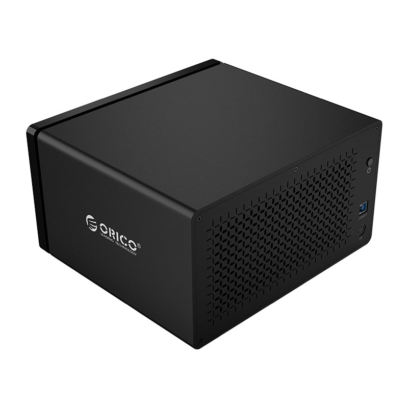 Hộp Ổ Cứng Orico NS800U3-BK 3.5" 8 Khe Cắm SATA 3 USB 3.0 Type B - Hàng Chính Hãng