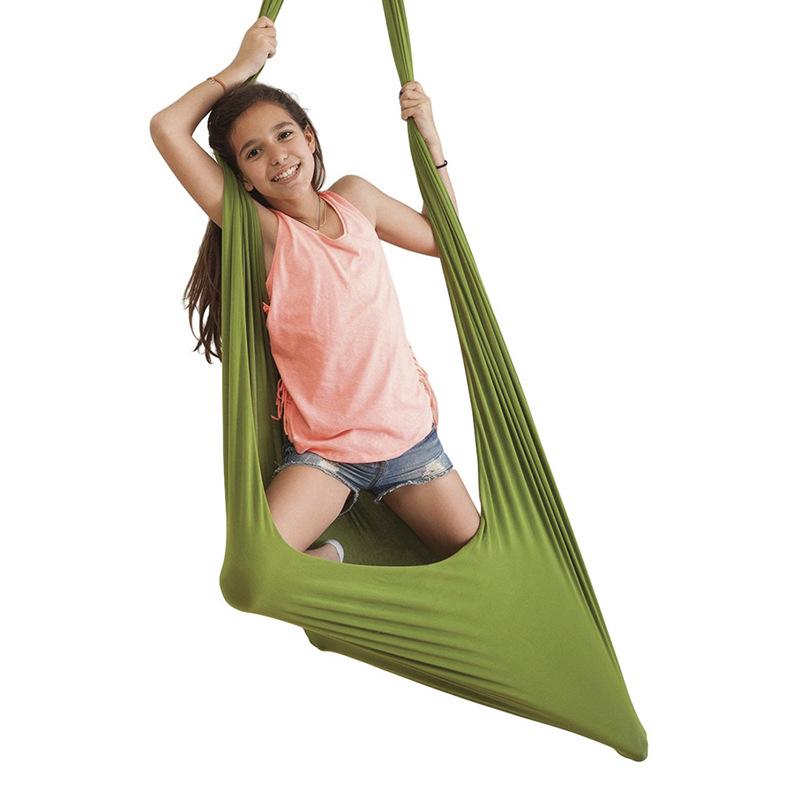 Trẻ Em Đầm Xòe Cotton Võng Tự Kỷ ADHD Thêm Trị Liệu Ôm Lên Cảm Giác Trẻ Trị Liệu Thun Bưu Kiện Ổn Định Ghế Xoay Chairtoy