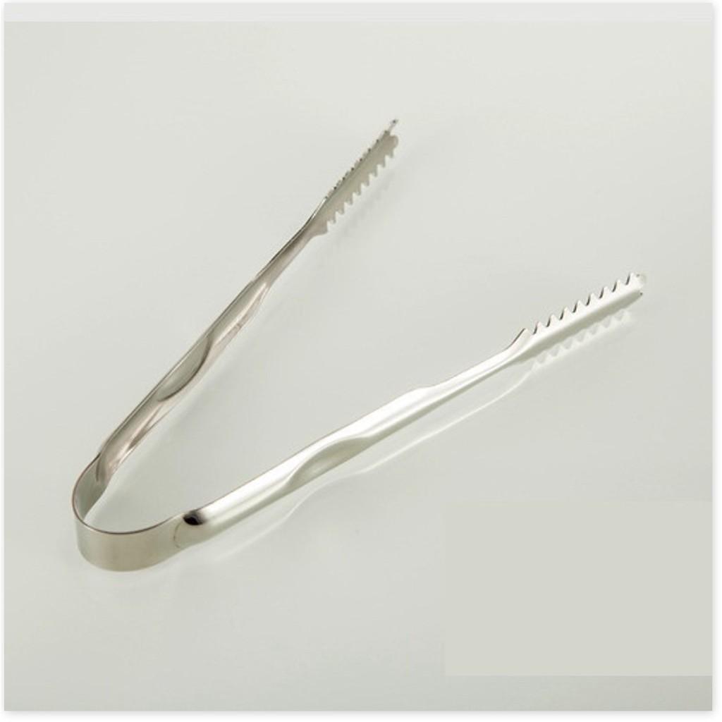 Kẹp gắp thức ăn, gắp đá inox - 17cm 99g