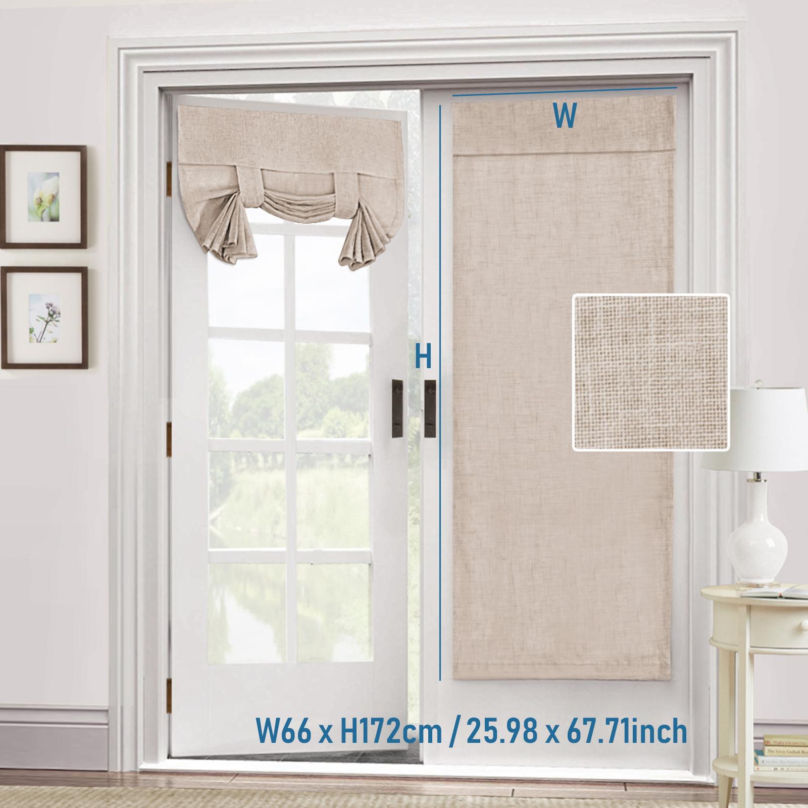 Bộ 2 Rèm Cửa Chắn Gió Chống Nắng Có Thể Cuộn Lên
