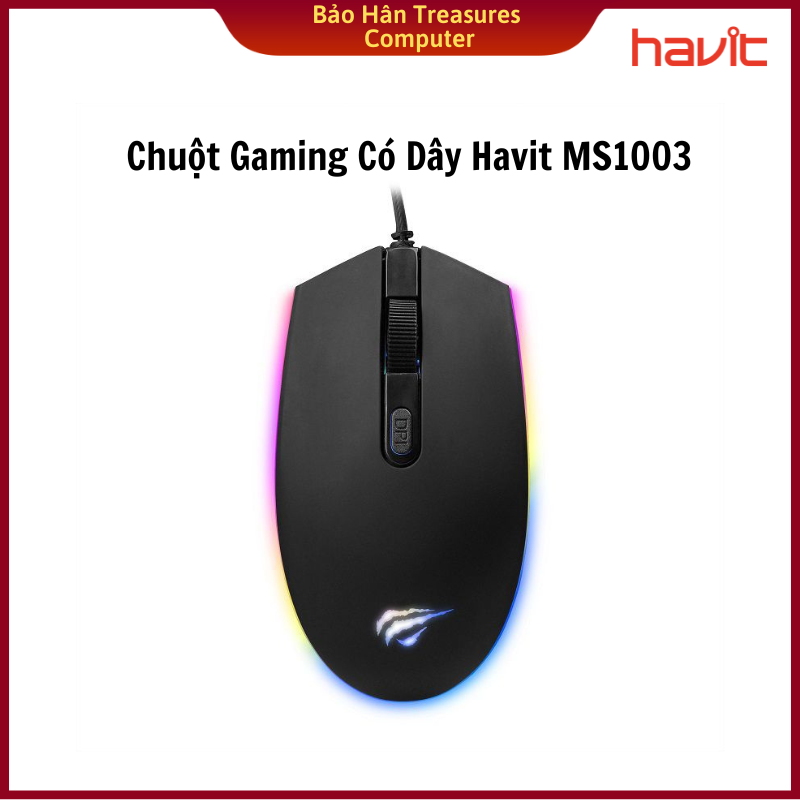 Chuột Gaming Havit MS1003 RGB - Hàng chính hãng