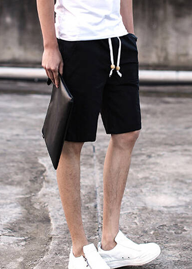 Quần Đùi Nam Đen Trơn SHORTDEN01 - Short Đen
