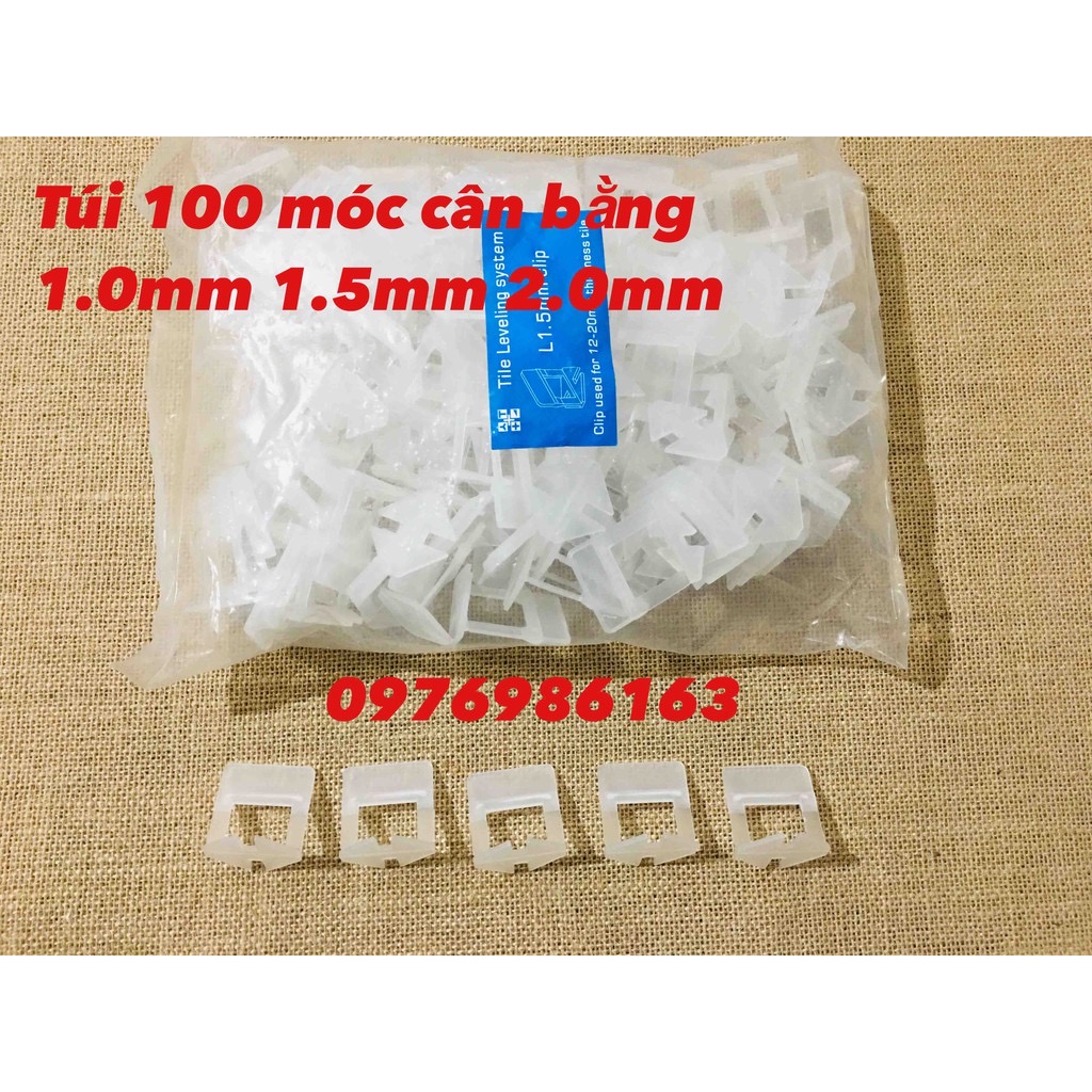 Combo ke cân bằng gồm 1 kìm 1 Túi 100 ke móc 100 nêm cân bằng ốp lát gạch loại 1