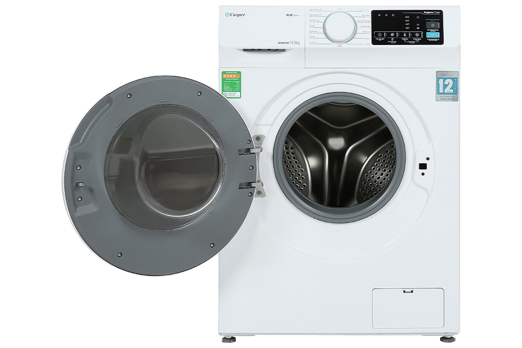 Máy giặt Casper Inverter 10.5 KG WF-105I140BWC - Hàng chính hãng