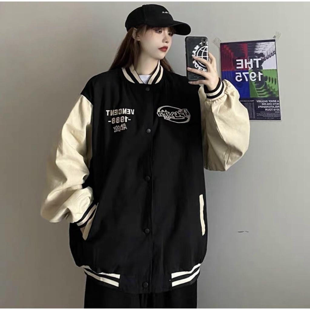 ÁO KHOÁC DÙ BOMBER UNISEX FORM RỘNG SIÊU HOT THỜI TRANG GENZ CHO CÁC BẠN TRẺ MỚI NHẤT HIỆN NAY