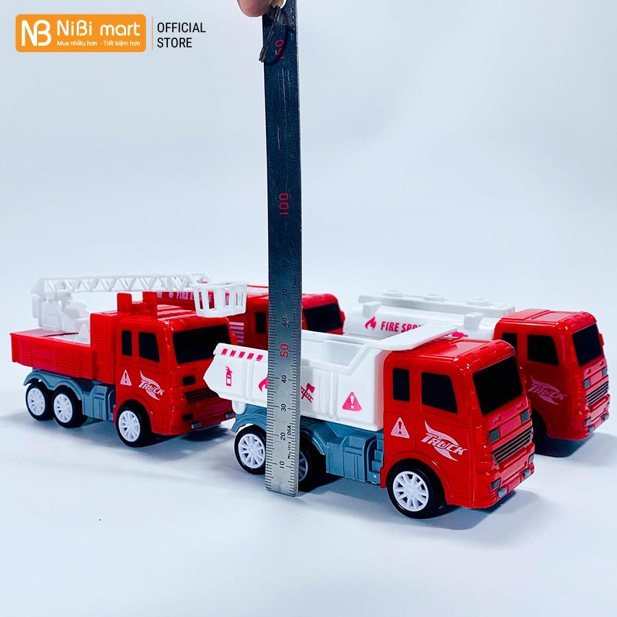 Đồ Chơi Xe Ô Tô Mô Hình Bộ 4 Xe Xây Dựng Cho Bé HY326-81