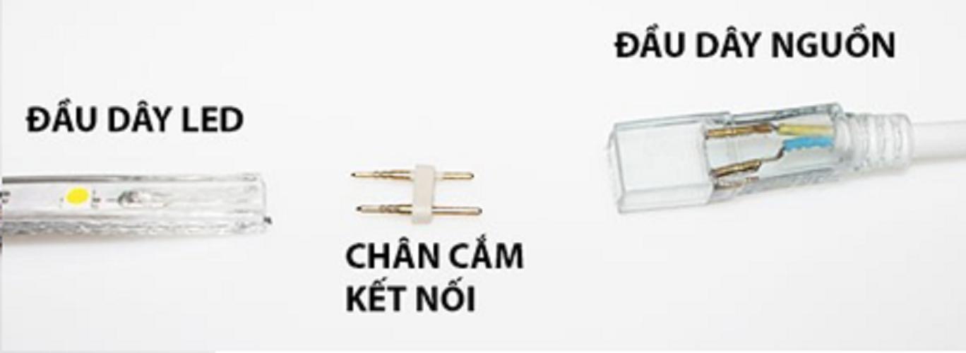 Đầu dây led dây nguồn led dây 2835 220V chớp / không chớp loại 1