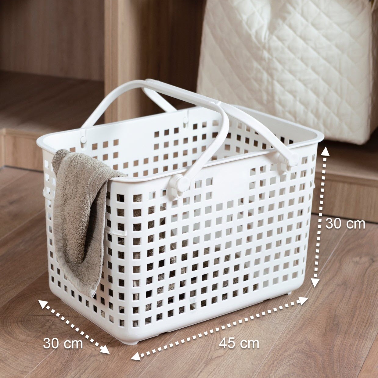 Giỏ xách quai giữa có nắp Inochi Nachi