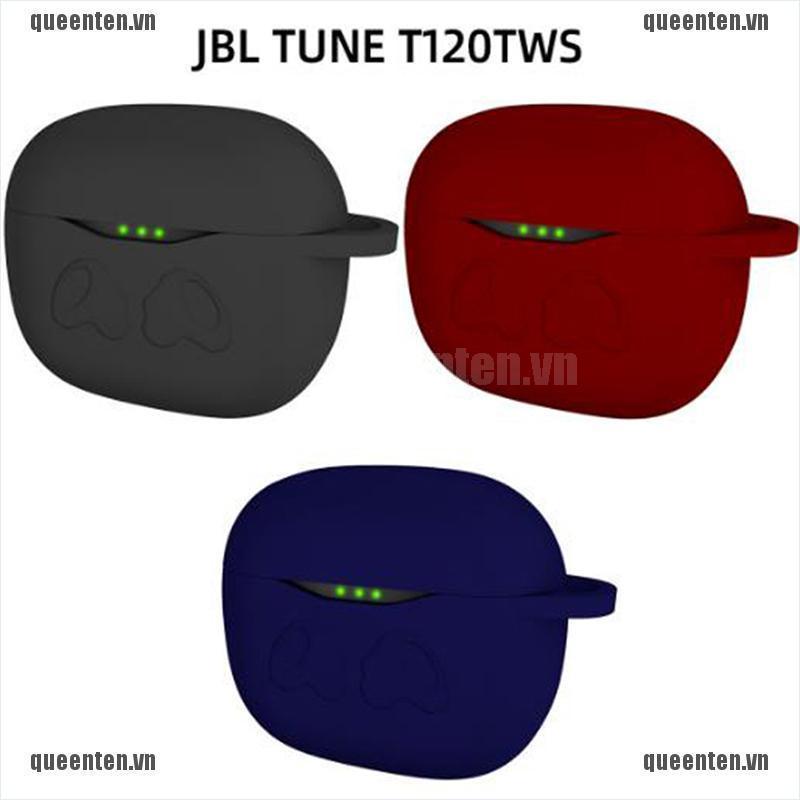 Portable Earphone Protective Silicone Case Cover for JBL Tune T120TWS Earphones QUVN