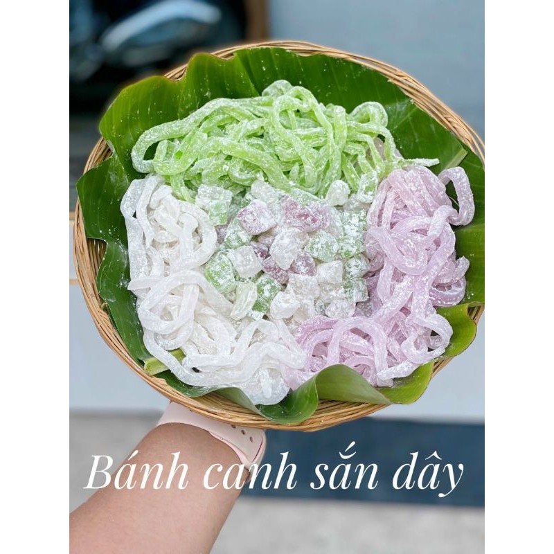 Thạch sắn dây nấu chè, topping 1kg .Thạch giòn,dai dai ngon / Dạng viên - dạng sợi bánh canh