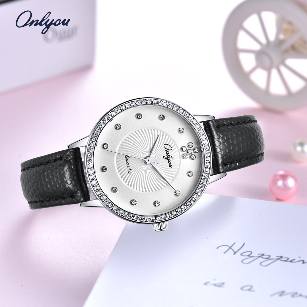 Đồng hồ Onlyou Nữ 81039LA Dây Da 32mm