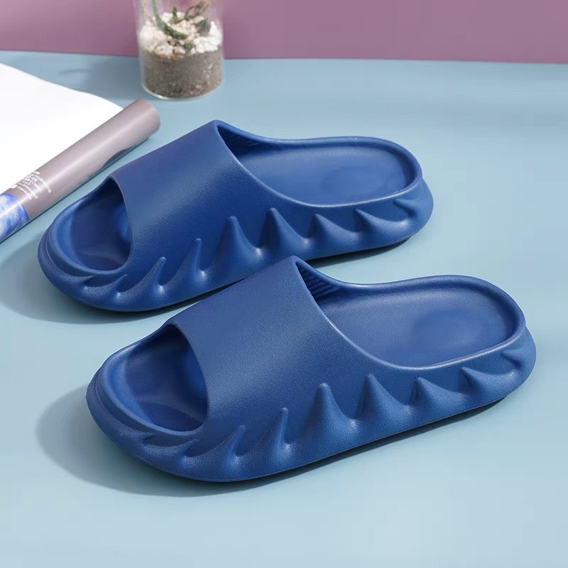 Dép bánh mì gợn sóng unisex nam nữ quai ngang siêu nhẹ cao 3.5cm iDÉP DL130