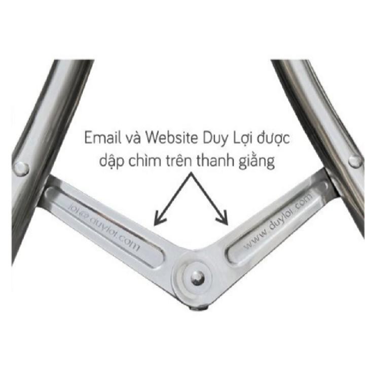 KHUNG VÕNG XẾP DUY LỢI INOX CỠ LỚN QUÀ TẶNG 10 MÓC ÁO DUY LỢI