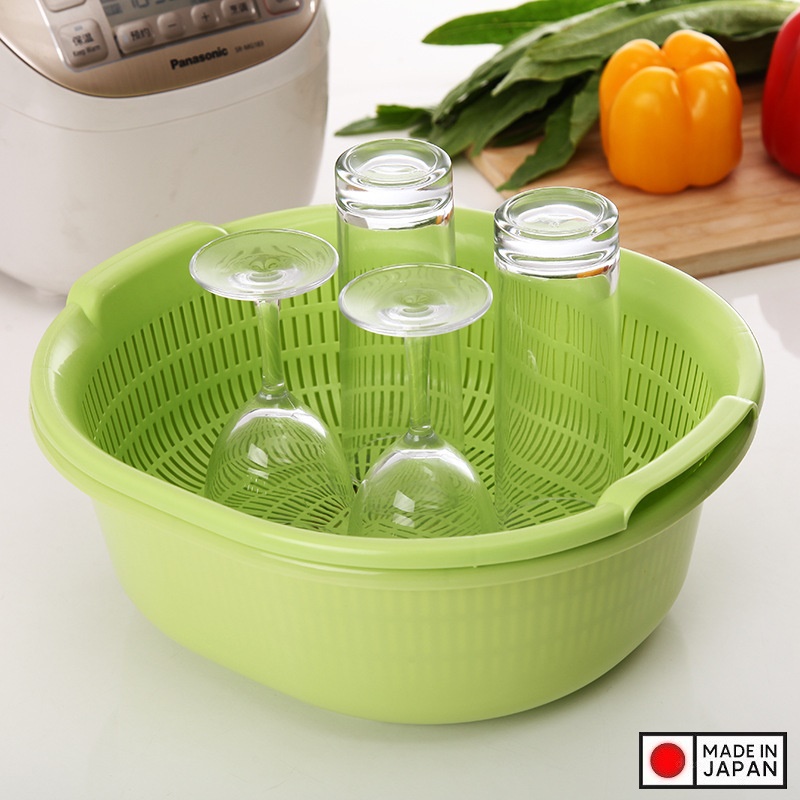 Bộ rổ Oval 2 lớp Sanada Seiko 5.3L - Hàng nội địa Nhật Bản |#Made in Japan| |Nhập khẩu chính hãng|