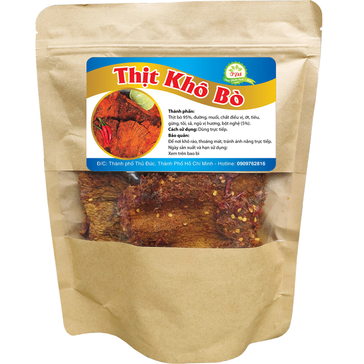 500G THỊT KHÔ BÒ LOẠI MỀM CAY ĐẶC BIỆT THƠM NGON