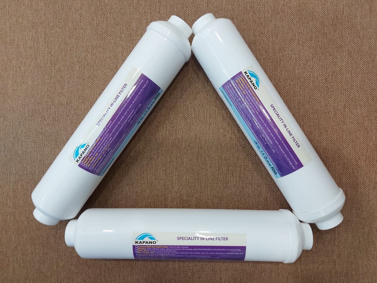 Lõi lọc than hoạt tính gáo dừa in-line Kapano - Hàng chính hãng