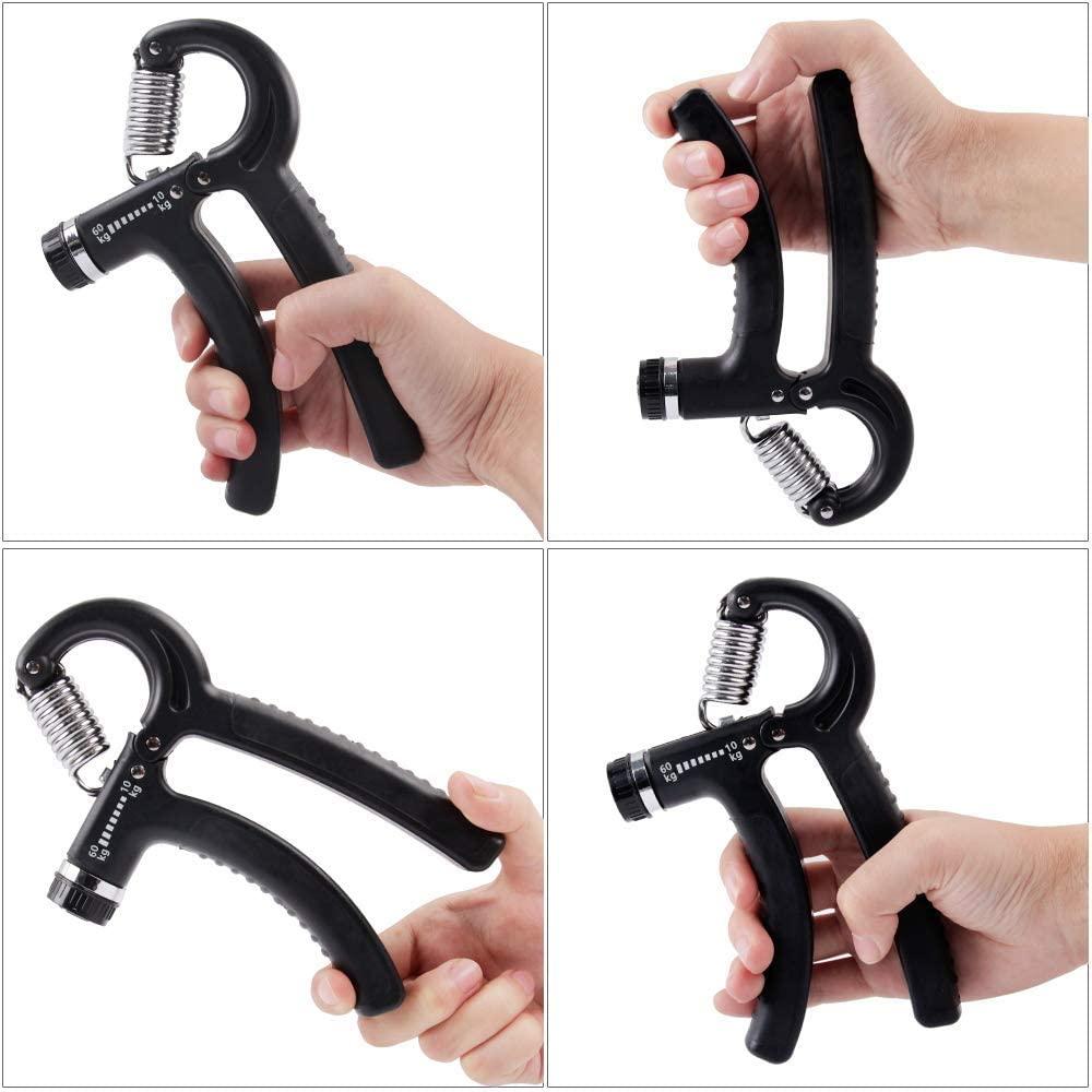 5-60kg Hands Hander Huấn luyện tập thể dục Huấn luyện tập thể dục tay tay tay Cung tay cẳng tay có thể điều chỉnh phần mở rộng điện cổ tay cao Color: Red