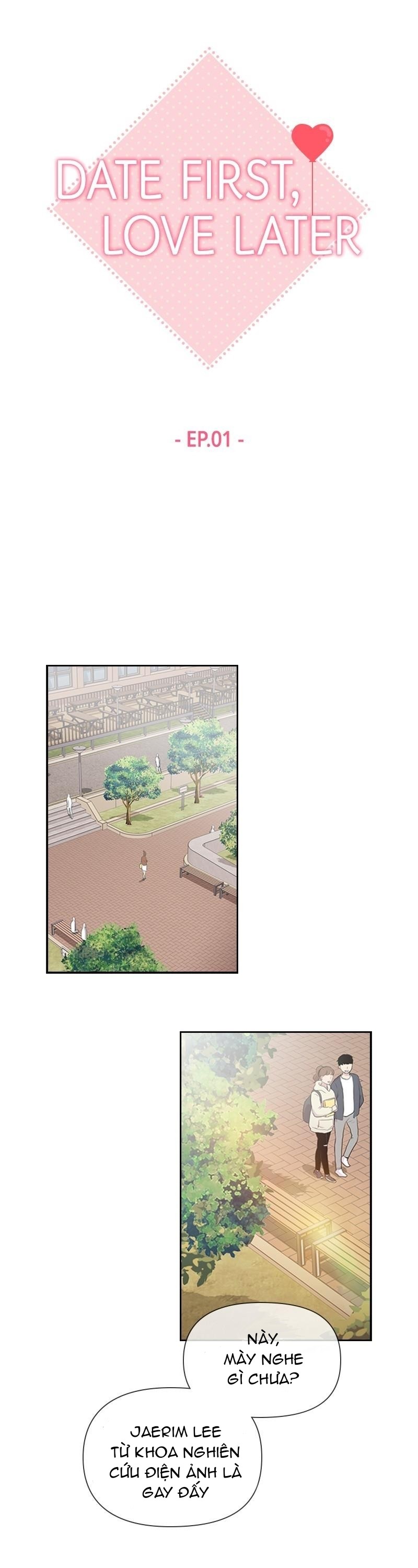 hẹn hò trước, yêu đương sau chapter 1 10