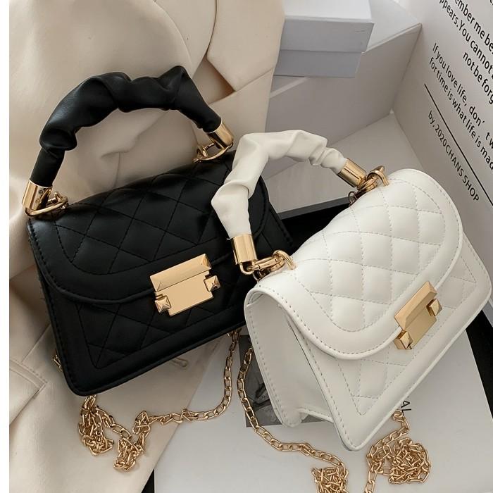 Túi Xách Mini Có Dây Đeo Chéo Quai Nhúm 19CM Cực Hot